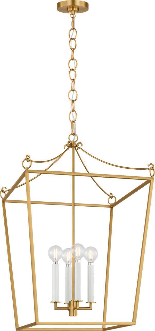 Visual Comfort Studio Canada - KSC1174BBS - Four Light Lantern - Carlyle - Burnished Brass | Burnished Brass