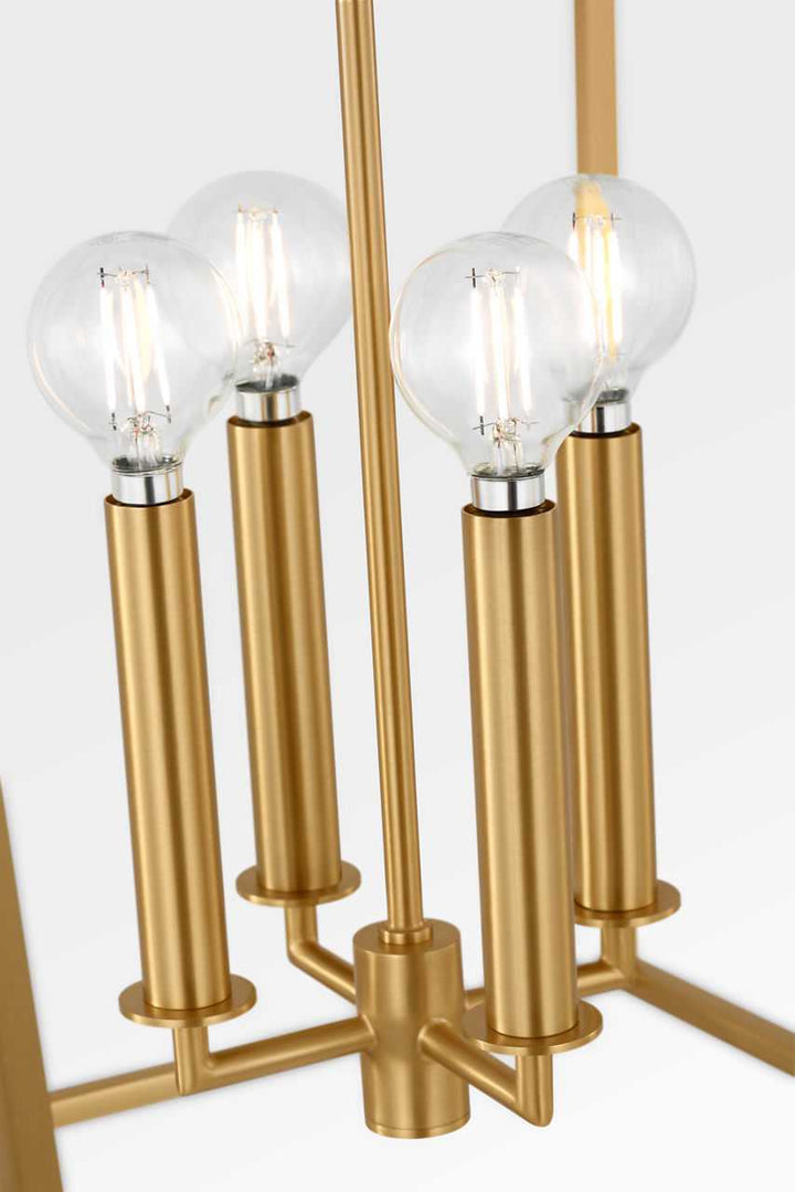 Visual Comfort Studio Canada - KSC1174BBS - Four Light Lantern - Carlyle - Burnished Brass | Burnished Brass