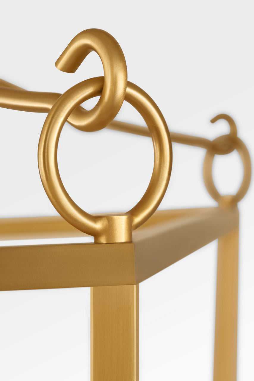 Visual Comfort Studio Canada - KSC1174BBS - Four Light Lantern - Carlyle - Burnished Brass | Burnished Brass