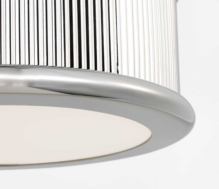 Visual Comfort Studio Canada - PCF1033PN - Three Light Flush Mount - Ritz - Polished Nickel/Polished Nickel