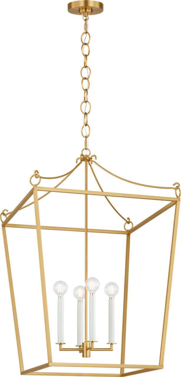 Visual Comfort Studio Canada - KSC1194BBS - Four Light Lantern - Carlyle - Burnished Brass | Burnished Brass