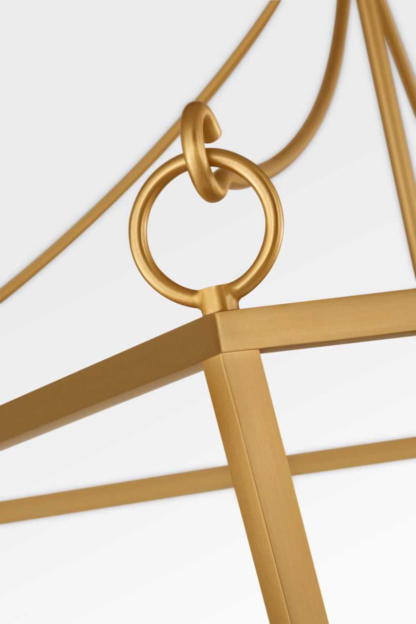 Visual Comfort Studio Canada - KSC1194BBS - Four Light Lantern - Carlyle - Burnished Brass | Burnished Brass
