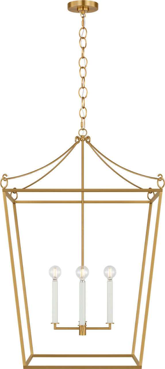 Visual Comfort Studio Canada - KSC1204BBS - Four Light Lantern - Carlyle - Burnished Brass | Burnished Brass