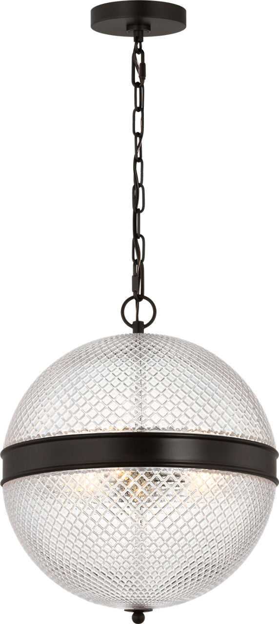 Visual Comfort Studio Canada - AP1303AI - Three Light Pendant - Lucinda - Aged Iron | Aged Iron