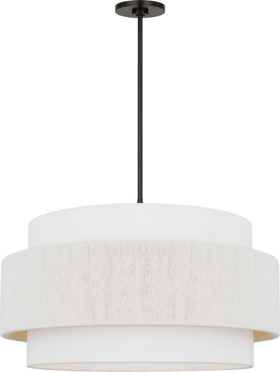 Visual Comfort Studio Canada - EP1184AI - Four Light Hanging Shade - Belaro - Aged Iroged Iron