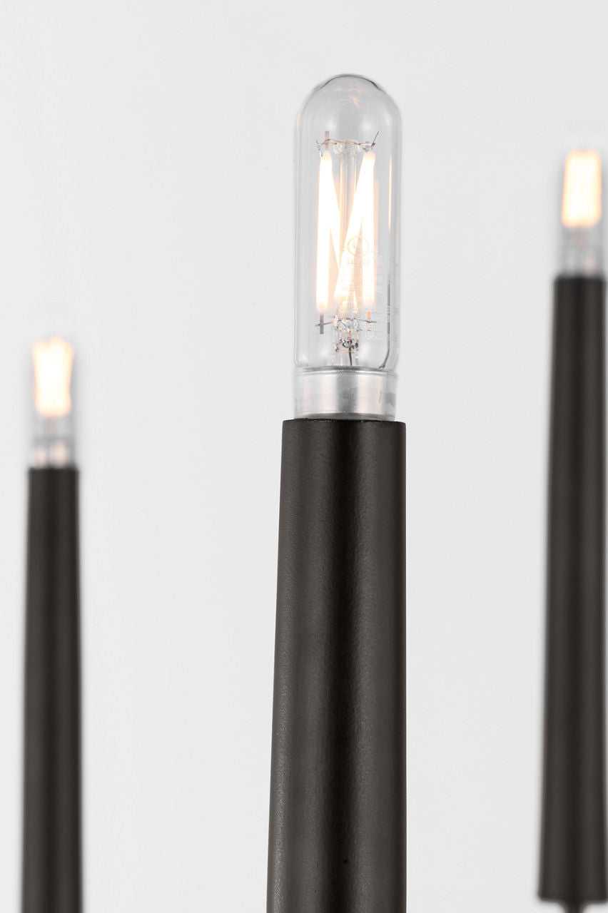 Visual Comfort Studio Canada - EC1198AI - Eight Light Chandelier - Lois - Aged Iron | Aged Iron
