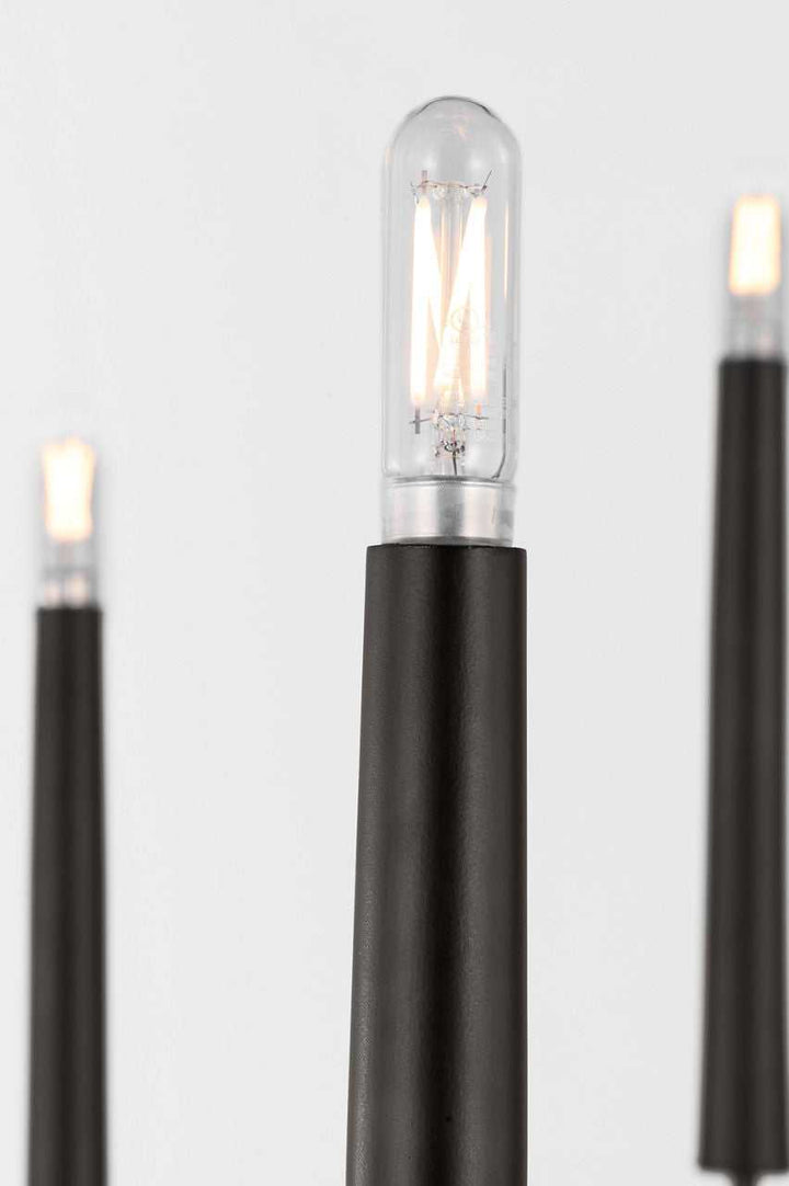 Visual Comfort Studio Canada - EC1198AI - Eight Light Chandelier - Lois - Aged Iron | Aged Iron