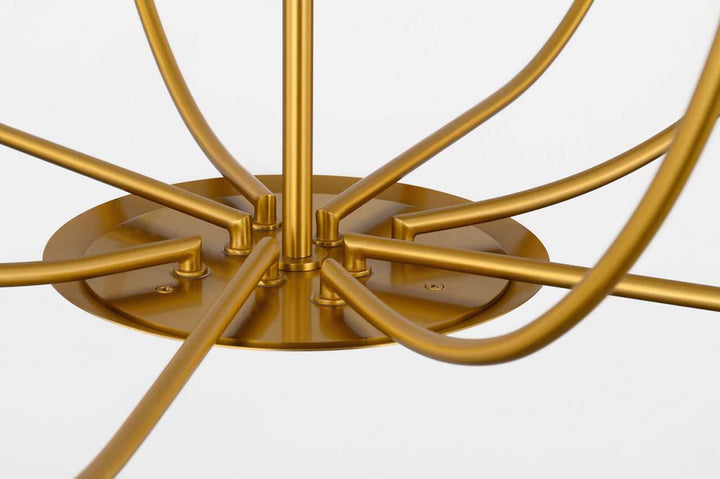 Visual Comfort Studio Canada - EC1198BBS - Eight Light Chandelier - Lois - Burnished Brass | Burnished Brass