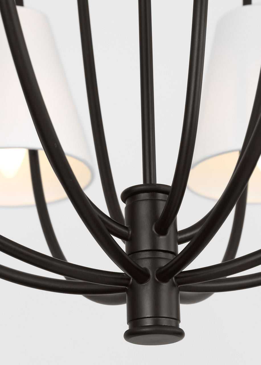 Visual Comfort Studio Canada - CC18312AI - 12 Light Chandelier - Marina - Aged Iron | Aged Iron