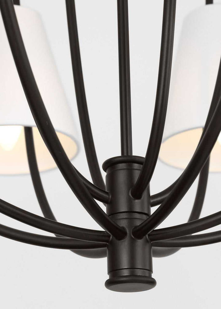 Visual Comfort Studio Canada - CC18312AI - 12 Light Chandelier - Marina - Aged Iron | Aged Iron