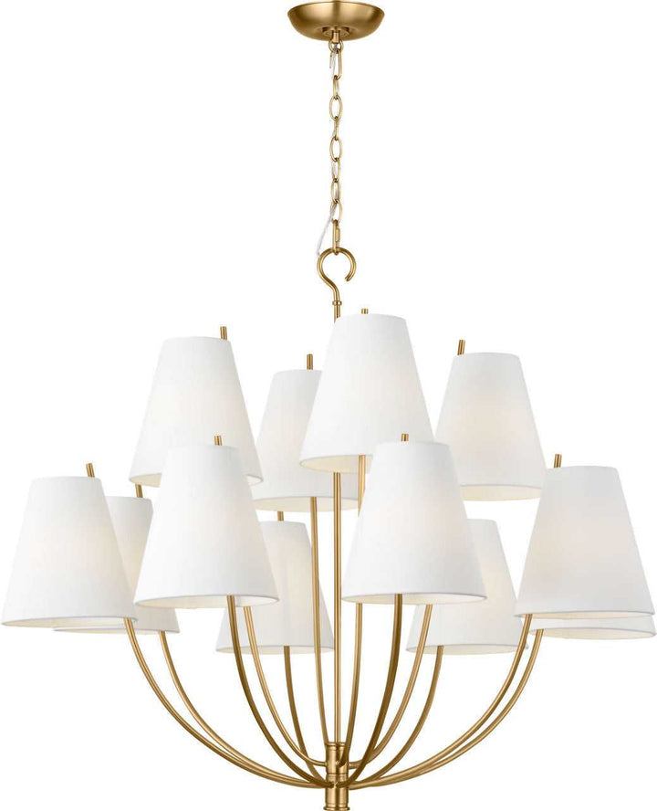 Visual Comfort Studio Canada - CC18412BBS - 12 Light Chandelier - Marina - Burnished Brass/Burnished Brass