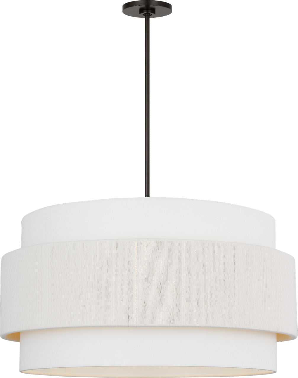 Visual Comfort Studio Canada - EP1196AI - Six Light Hanging Shade - Belaro - Aged Iron | Aged Iron