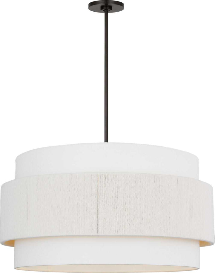 Visual Comfort Studio Canada - EP1196AI - Six Light Hanging Shade - Belaro - Aged Iron | Aged Iron