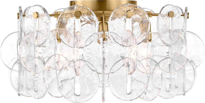 Visual Comfort Studio Canada - KSF1113BBS - Three Light Flush Mount - Candace - Burnished Brass | Burnished Brass