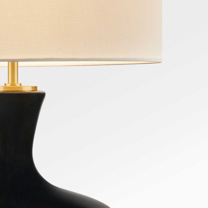 Visual Comfort Studio Canada - KST1251CBK - One Light Table Lamp - Amber - Black Ceramic/Black Ceramic