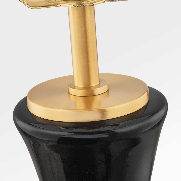 Visual Comfort Studio Canada - KST1251CBK - One Light Table Lamp - Amber - Black Ceramic/Black Ceramic