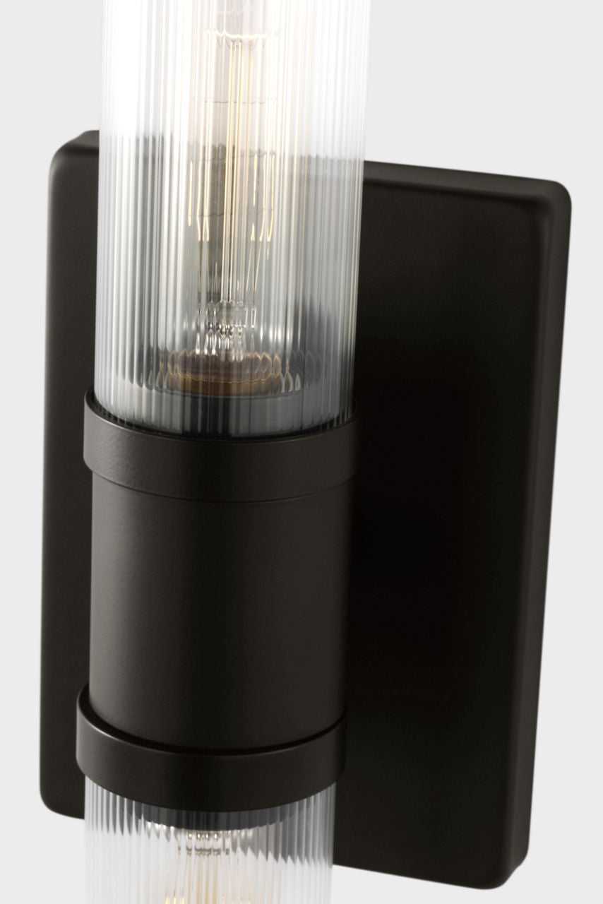 Visual Comfort Studio Canada - 4465002CF-112 - Two Light Vanity - Keaton - Midnight Black | Midnight Black