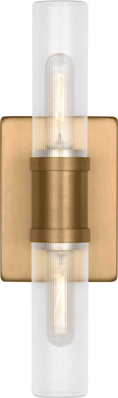 Visual Comfort Studio Canada - 4465002CF-848 - Two Light Vanity - Keaton - Satin Brass | Satin Brass