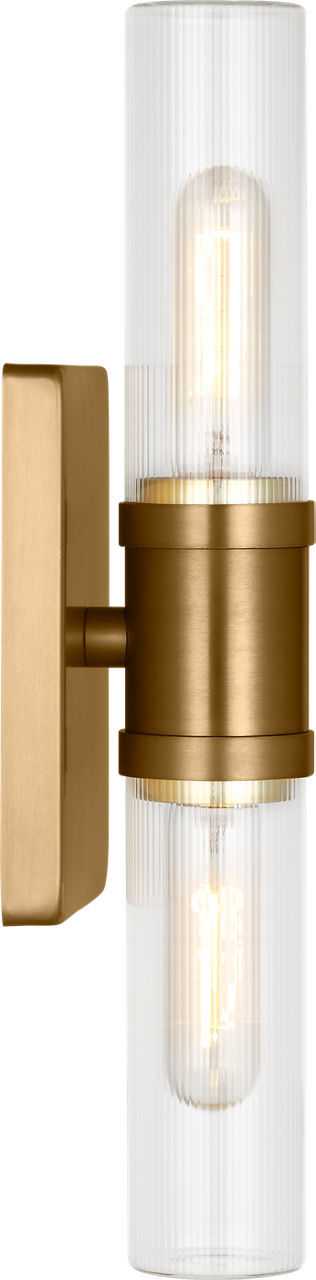 Visual Comfort Studio Canada - 4465002CF-848 - Two Light Vanity - Keaton - Satin Brass | Satin Brass