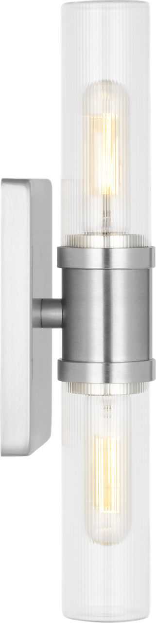 Visual Comfort Studio Canada - 4465002CF-962 - Two Light Vanity - Keaton - Brushed Nickel | Brushed Nickel
