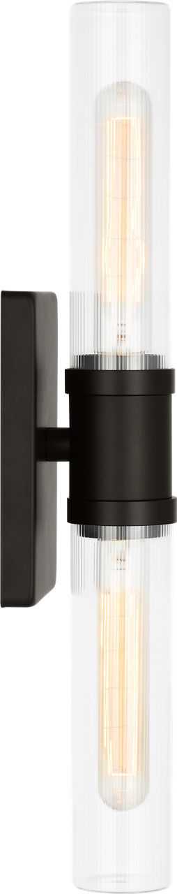 Visual Comfort Studio Canada - 4565002CF-112 - Two Light Vanity - Keaton - Midnight Black | Midnight Black