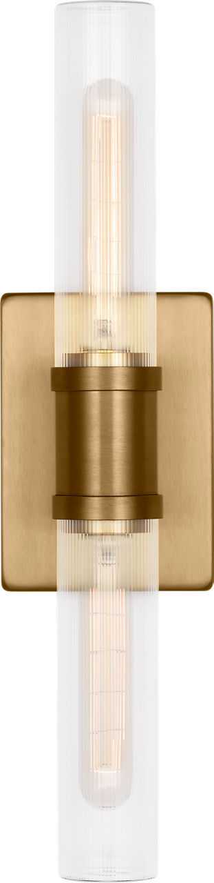 Visual Comfort Studio Canada - 4565002CF-848 - Two Light Vanity - Keaton - Satin Brass | Satin Brass