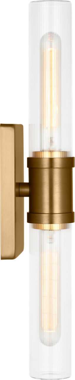 Visual Comfort Studio Canada - 4565002CF-848 - Two Light Vanity - Keaton - Satin Brass | Satin Brass