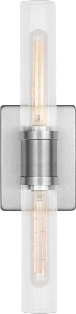 Visual Comfort Studio Canada - 4565002CF-962 - Two Light Vanity - Keaton - Brushed Nickel | Brushed Nickel