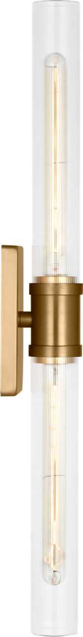 Visual Comfort Studio Canada - 4665002CF-848 - Two Light Vanity - Keaton - Satin Brass/Satin Brass