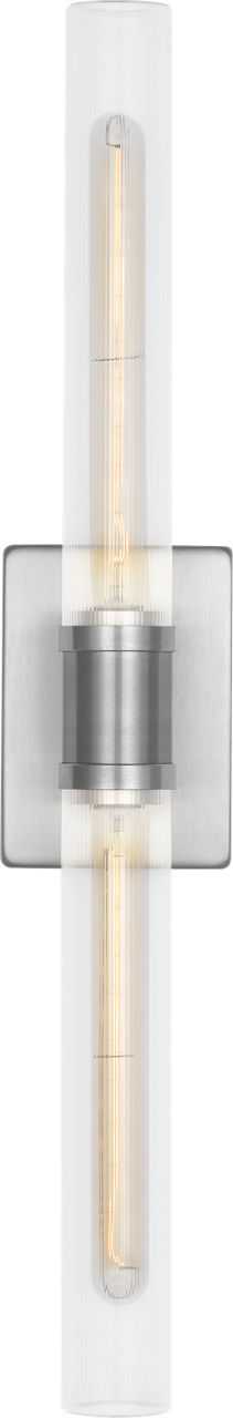 Visual Comfort Studio Canada - 4665002CF-962 - Two Light Vanity - Keaton - Brushed Nickel | Brushed Nickel