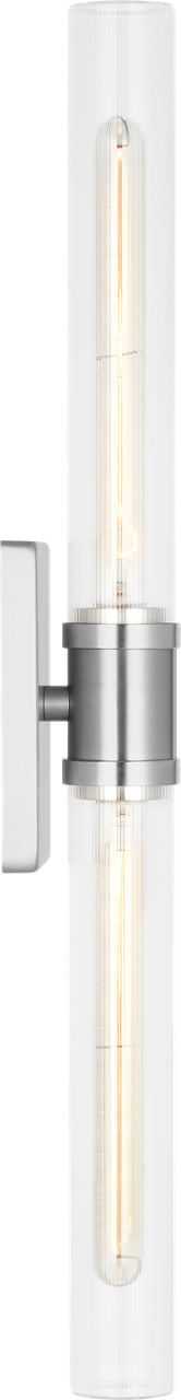 Visual Comfort Studio Canada - 4665002CF-962 - Two Light Vanity - Keaton - Brushed Nickel | Brushed Nickel
