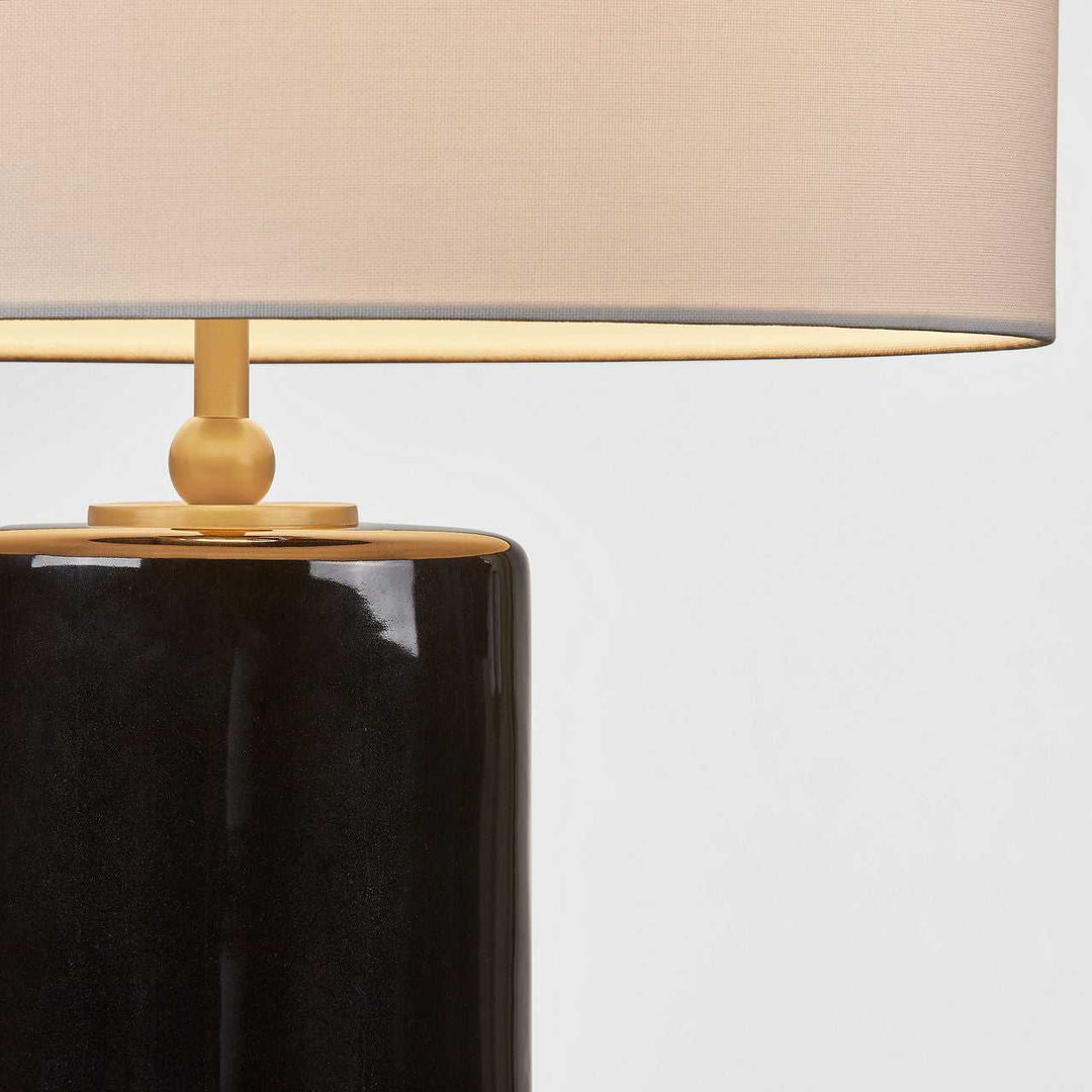 Visual Comfort Studio Canada - KST1241CBK - One Light Table Lamp - Lauren - Black Ceramic | Black Ceramic