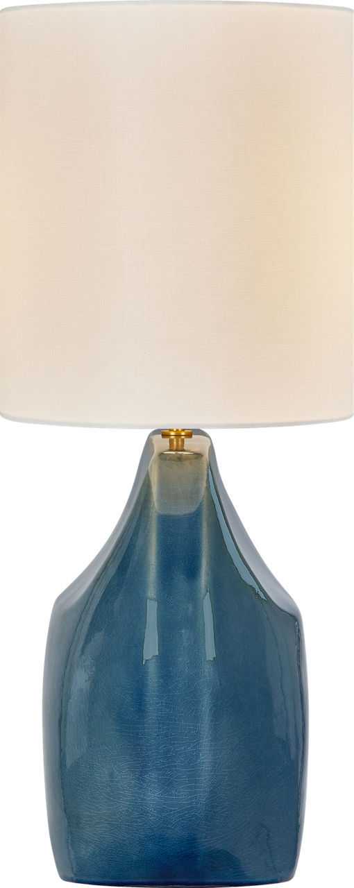 Visual Comfort Studio Canada - HT1161DOC - One Light Table Lamp - Pente - Deep Ocean Crackle | Deep Ocean Crackle