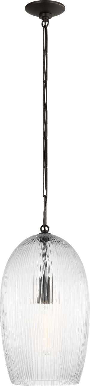 Visual Comfort Studio Canada - HP1001AI - One Light Pendant - Serafina - Aged Iron | Aged Iron
