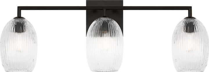 Visual Comfort Studio Canada - HV1003AI - Three Light Bath - Serafina - Aged Iron | Aged Iron