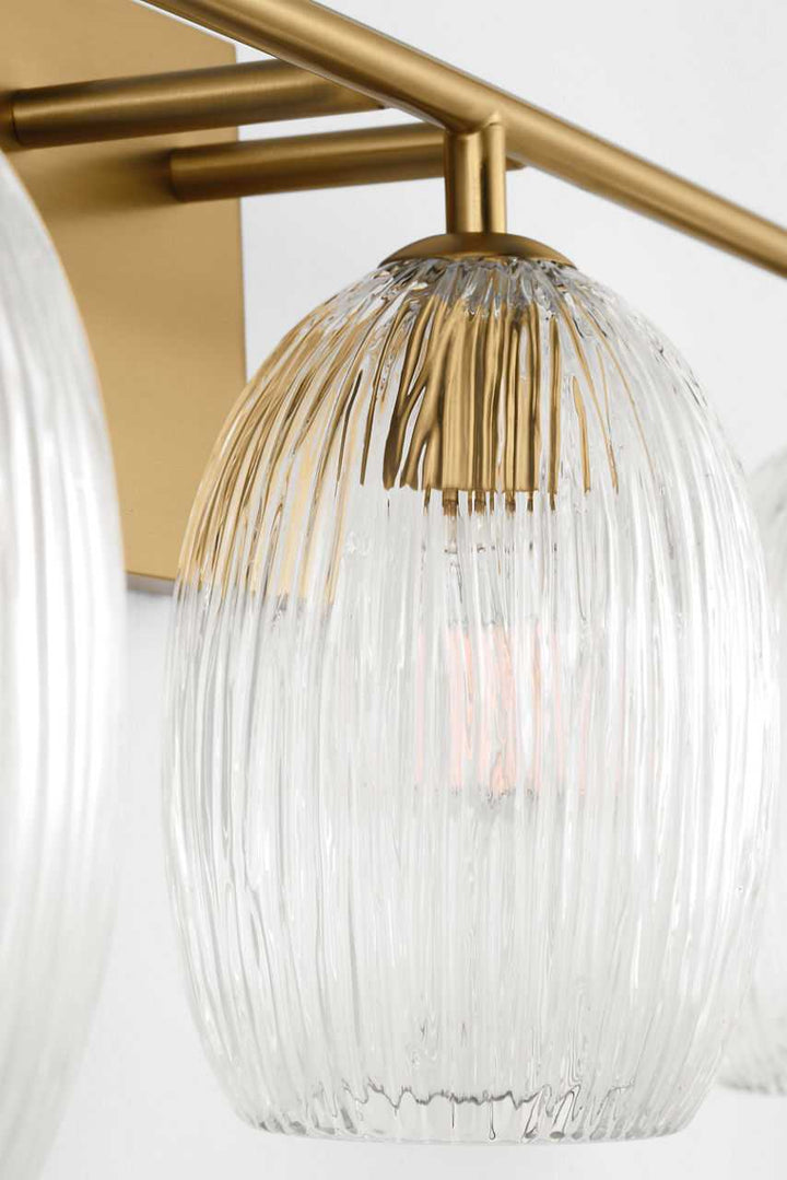 Visual Comfort Studio Canada - HV1003BBS - Three Light Bath - Serafina - Burnished Brass | Burnished Brass