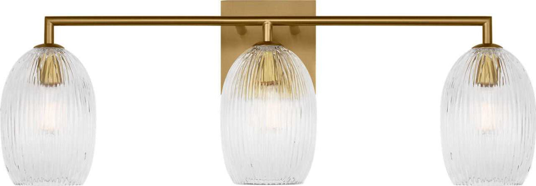 Visual Comfort Studio Canada - HV1003BBS - Three Light Bath - Serafina - Burnished Brass | Burnished Brass