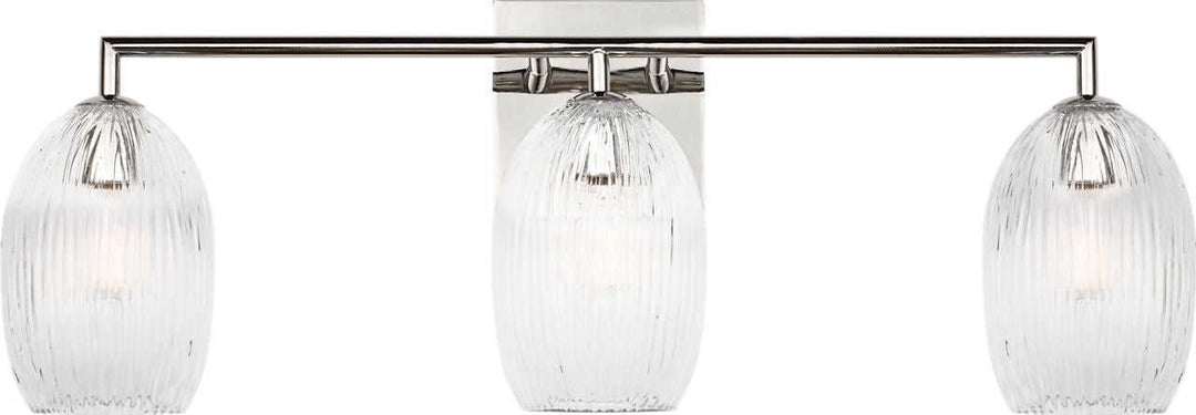 Visual Comfort Studio Canada - HV1003PN - Three Light Bath - Serafina - Polished Nickel | Polished Nickel