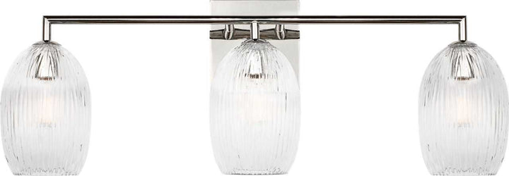 Visual Comfort Studio Canada - HV1003PN - Three Light Bath - Serafina - Polished Nickel | Polished Nickel