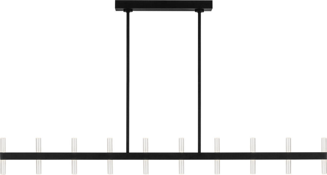 Visual Comfort Studio Canada - SLC11120MBK - LED Linear Pendant - Silas - Midnight Black/Midnight Black