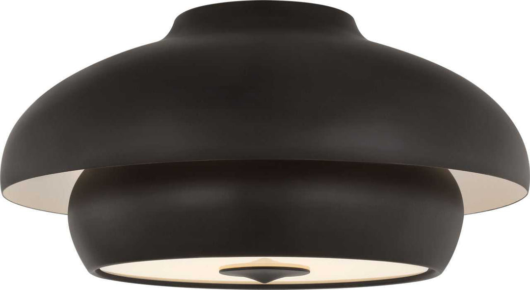 Visual Comfort Studio Canada - LXF1031AI - One Light Flush Mount - Solene - Aged Iron | Aged Iron