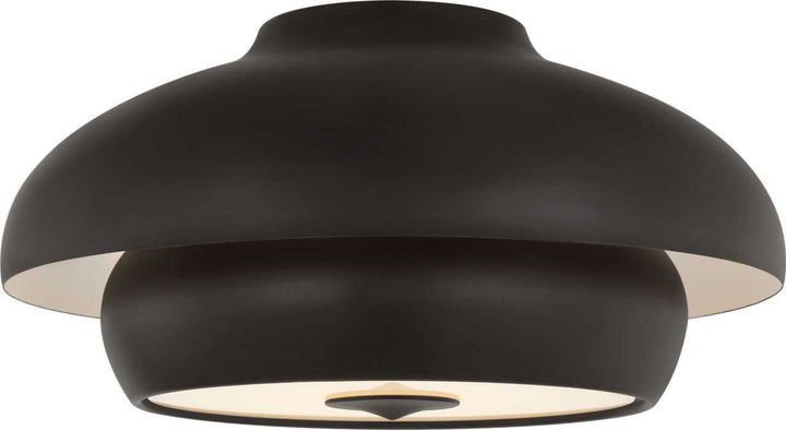 Visual Comfort Studio Canada - LXF1031AI - One Light Flush Mount - Solene - Aged Iron | Aged Iron