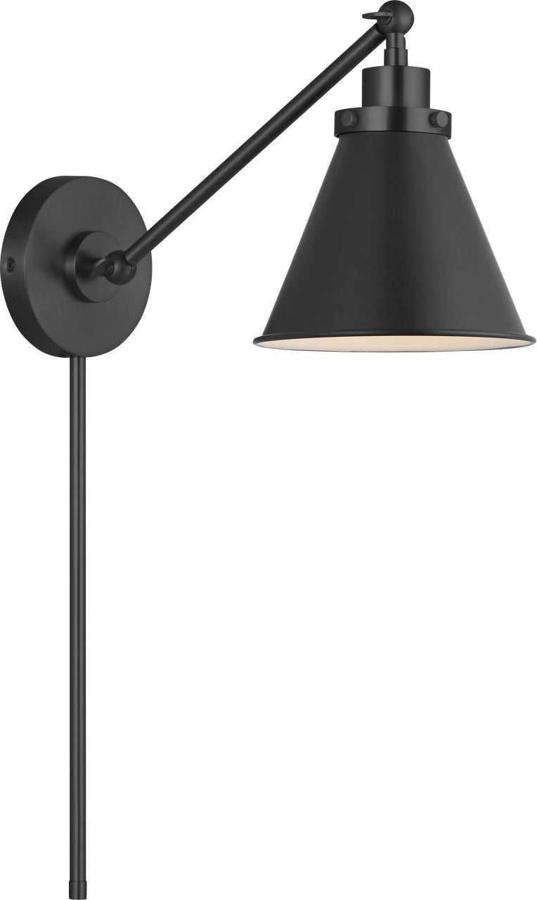 Visual Comfort Studio Canada - CW1121MBK - One Light Wall Sconce - Wellfleet - Midnight Black | Midnight Black