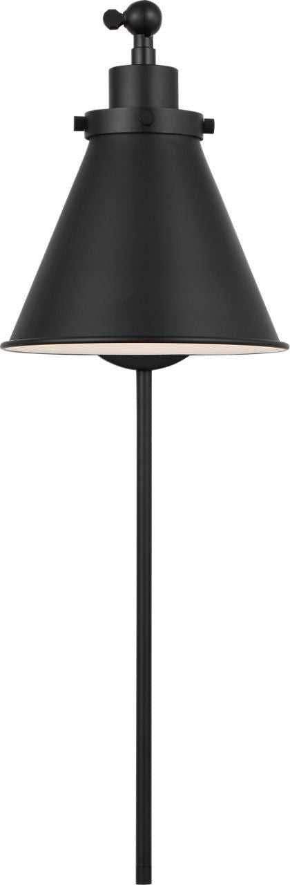 Visual Comfort Studio Canada - CW1121MBK - One Light Wall Sconce - Wellfleet - Midnight Black | Midnight Black