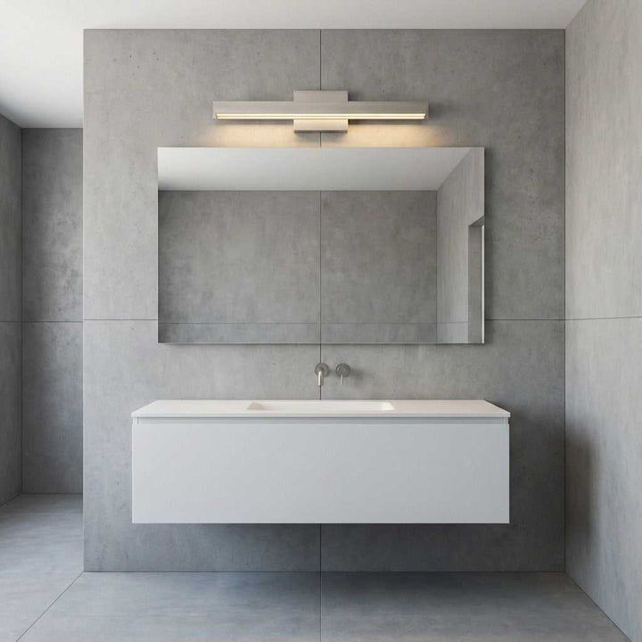 Aro LED Vanity in Brushed Nickel Generation Lighting Canada