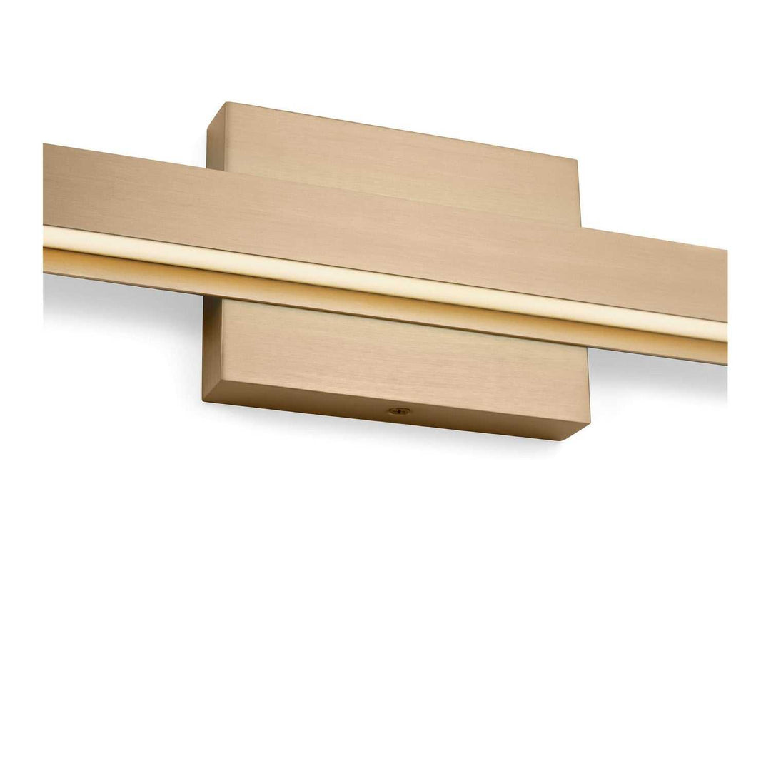 Aro LED Vanity in Satin Brass Generation Lighting Canada