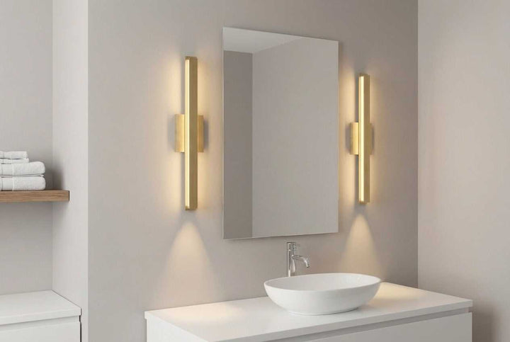 Aro LED Vanity in Satin Brass Generation Lighting Canada
