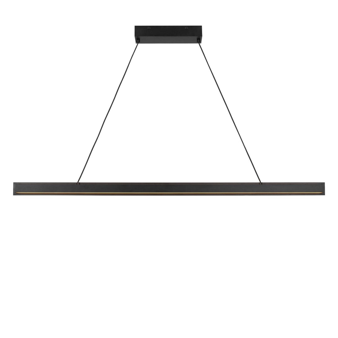 Aro Linear Chandelier in Midnight Black Generation Lighting Canada