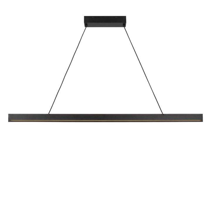 Aro Linear Chandelier in Midnight Black Generation Lighting Canada