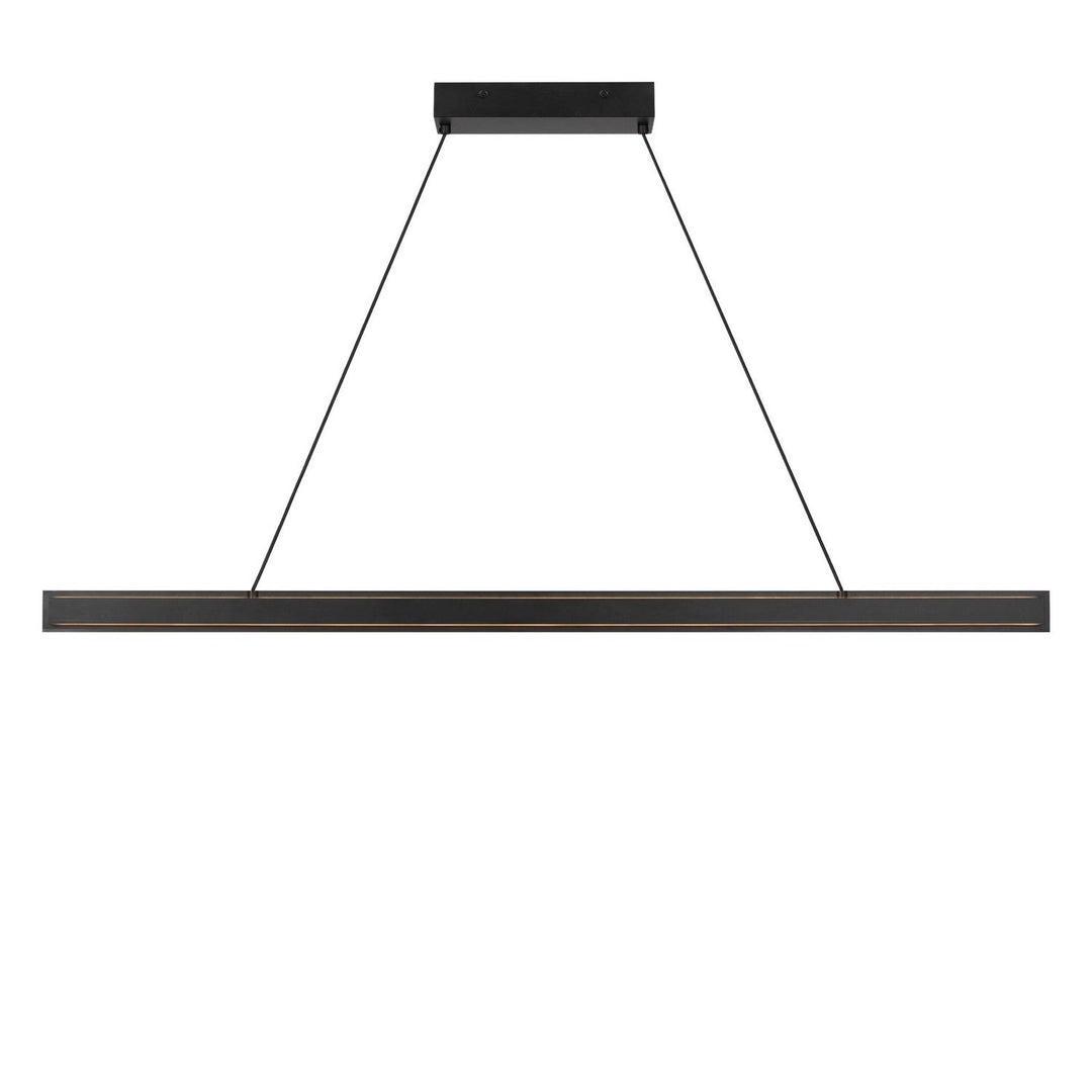 Aro Linear Chandelier in Midnight Black Generation Lighting Canada